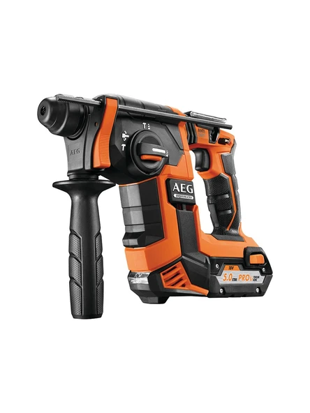 AEG BBH18BL2-502C 18 V 2x5.0 Ah Çift Akülü Kömürsüz Kırıcı Delici - 4935492343