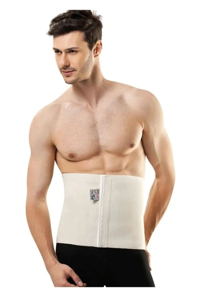 Şalcı Safyün Büyük Beden Ortapedik Çırtlı Yün Bel Korsesi - Resim 3