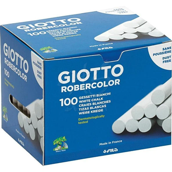 Giotto Robercolor Tozsuz Tebeşir Beyaz 100lü Paket – 538800 ürün görseli