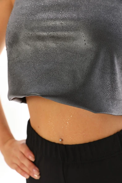 Form Angel Terleten Sauna Termal Tayt Atlet Takımı Terleten Eşofman Takım - Resim 7