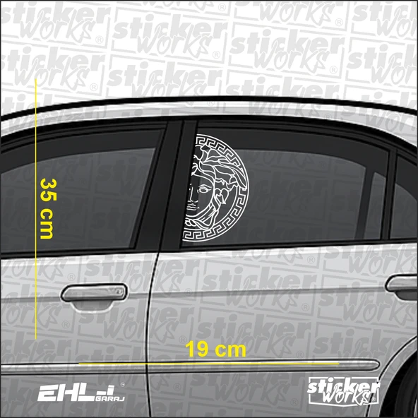 Versace Cam Sticker - Resim 2