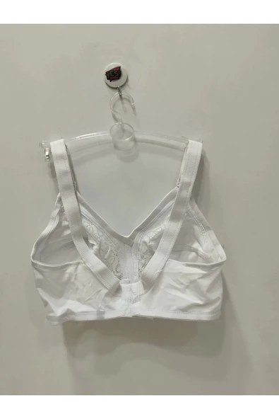 F.K MonaLisa Dantel Detaylı Desteksiz Toparlayıcı Beyaz Sütyen - 2003 - Resim 2