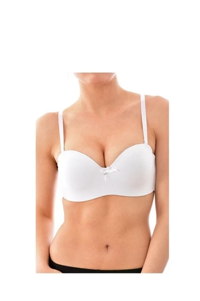 F.K Balenli Dolgusuz Ithal Lotus Sütyen 431 - Beyaz ürün görseli 1