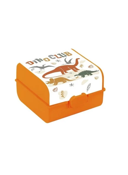 Herevin Dino Club Desen Beslenme Kutusu 14x14x9