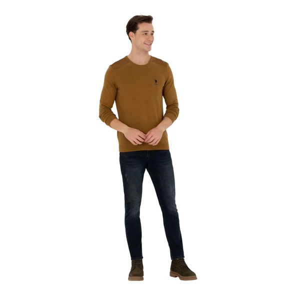 Erkek Bisiklet Yaka Slim Fit Kazak 1629680 - 7