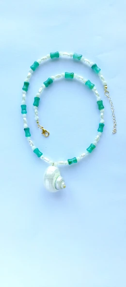 Aventurin Aytaşı Doğaltaş Kolye - 2