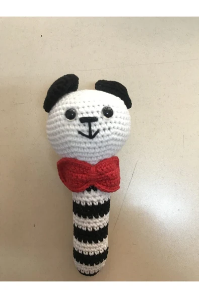 çamaşırsepeti Amigurumi Oyuncak Antibakteriyel El Emeği Organik Çıngırak ürün görseli 1