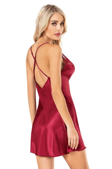 MOONGIRL KADIN SATEN GECELİK - Resim 2