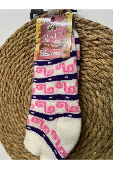 AYKUT ÇETİK YÜN TERMAL AKRİLİK NOSTALJİK ÇORAP ürün görseli 1