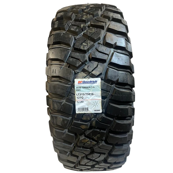 315/75R16  BF GOODRICH MUD TERRAİN 121Q T/A KM3 ürün görseli