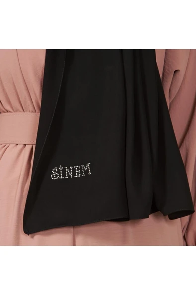 Sinem Medine Ipeği Şal Siyah ürün görseli