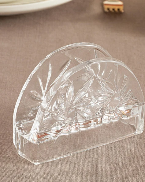 English Home Cross Cam Peçetelık 13x9 Cm Şeffaf - Resim 2