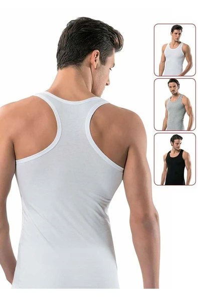 Seher Yıldızı 3 Adet 3 Renk (SİYAH/BEYAZ/GRİ) Ribana Sporcu Rambo Atlet ürün görseli