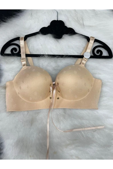 F.K Ekstra Dolgulu Lazer Kesim Sütyen 1223 Ten ürün görseli 1