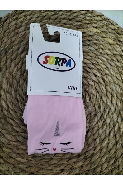 sorpa 2 Adet Çocuk Mikro Desenli Külotlu Çorap ürün görseli 1