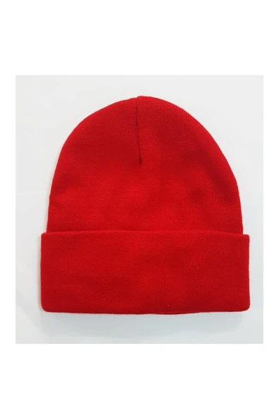 SYT Tek Renk Basic Düz Bere Yün Örgü Bere ürün görseli 1