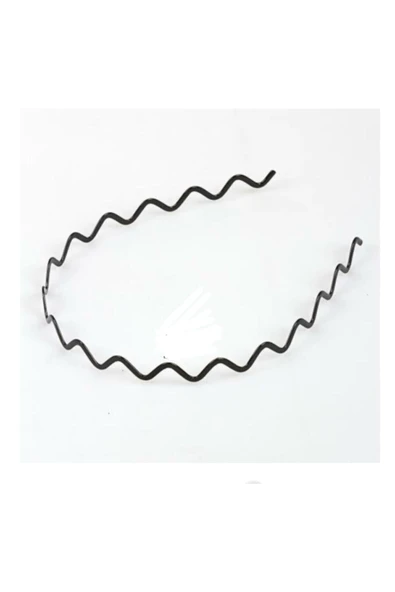 çamaşırsepeti 3 Adet Metal Kırılmaz Zigzag Erkek / Kadın Unisex Saç Tacı / taç ürün görseli 1