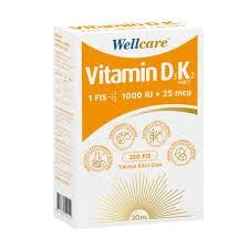 Wellcare Vitamin D3 + K2 30 ml ürün görseli