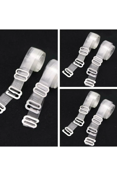 Algitsin 3 Çift Sütyen Şefaf Askı metal başlıklı ürün görseli 1