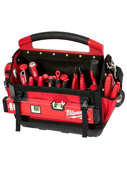 Milwaukee Ağır Hizmet Tipi Packout Alet Taşıma Çantası 25 cm 28 Cep- 4932464084 - 2