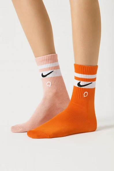 Kadın bilek üstü 6'lı soket çorap - 2