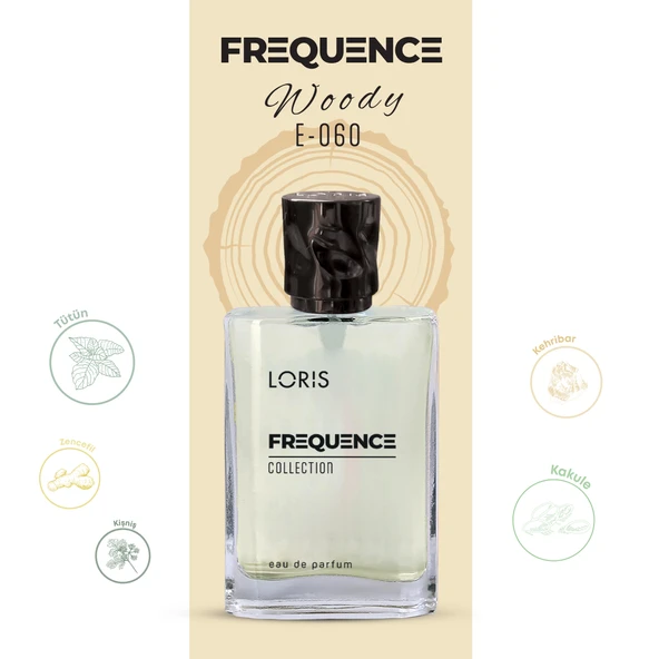 E-60 Frequence Erkek EDP Parfüm 50 ML - 2
