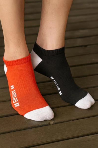 Erkek 6'lı spor soket çorap