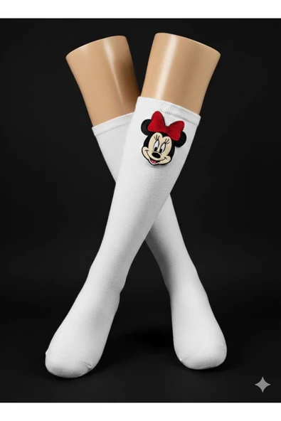 Kadın ve Çocuk 6'lı mickey mause soket çorap- - 5
