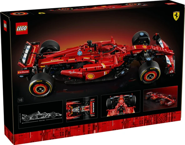 LEGO Technic Ferrari SF-24 F1 Araba 42207 - Resim 7