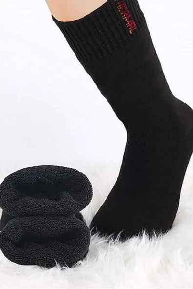 GÜÇLÜ Sockhıon 10 Lu Termal Çorap Kışlık Kalın Erkek Kadın Unisex - Resim 2