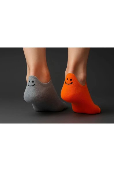 Kadın 6'lı kısa spor soket çorap