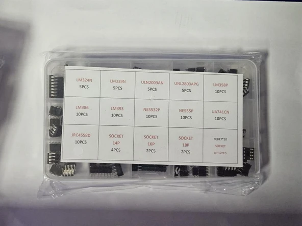 ENTEGRE + SOKET 15 ÇEŞİT 120 ADET  SET (LM-NE SERİSİ) ÇANTADA ürün görseli 1