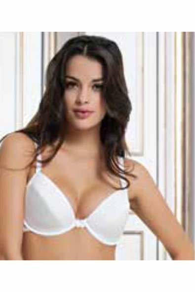 NBB Kadın Çıkarılabilir Destekli Beyaz Sütyen ürün görseli 1