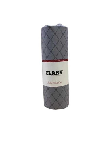 Clasy Tek Kişilik %100 Pamuklu Lastikli Çarşaf + 1 Adet Yastık Kılıfı 100 x 200 - 2