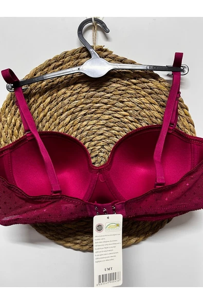 BEST UMT İthal Kaliteli Askısı Çıkarılabilen Straplez dolgusuz Lotus Sütyen - Resim 4