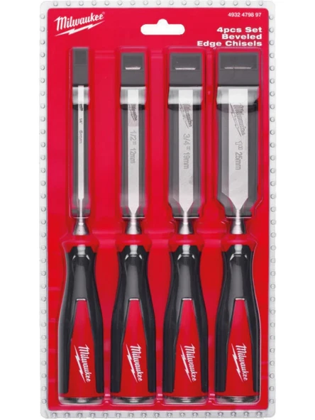 Milwaukee Iskarpela Set ( 6-12-19-25 mm ) 4 Parça- 4932479897 ürün görseli