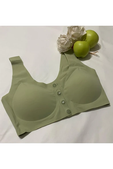 R.Y LINGERI Dikişsiz Balensiz önden açılabilir düğmeli hayalet sütyen (emzirme sütyeni) ürün görseli 1