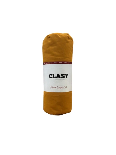 Clasy Tek Kişilik %100 Pamuklu Lastikli Çarşaf + 1 Adet Yastık Kılıfı 100 x 200 - 5