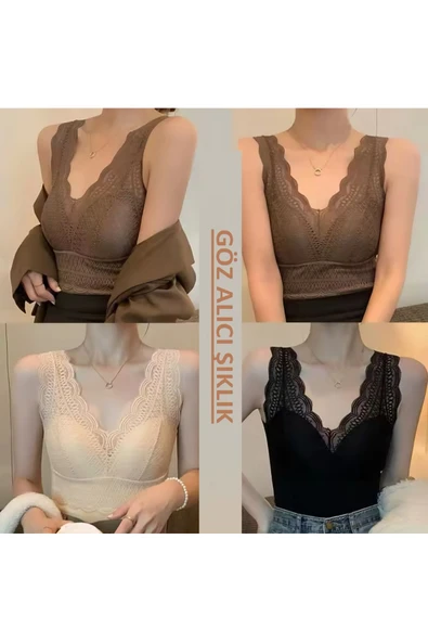 UMT Underwear Dikişsiz Nefes Alan Yumuşak Kışlık Doku Lazer Body Ve Sütyen Bir Arada Içlik 1 Beden Büyük Alınız - Resim 4