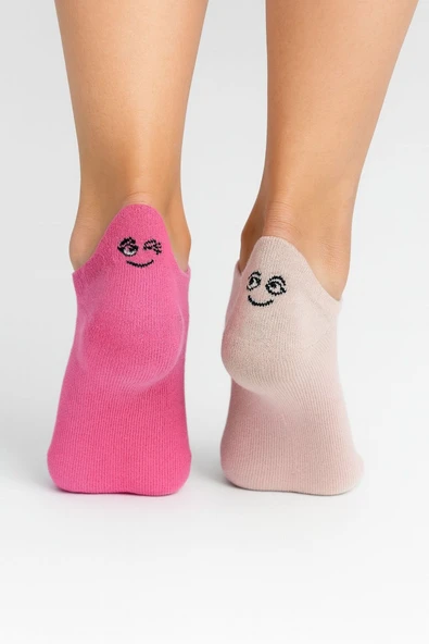 Kadın 6'lı kısa spor soket çorap - 2