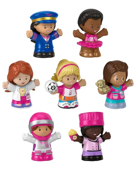 Fisher Price Little People Barbie ile Herşey Mümkün Barbie Figürleri HCF58 - Resim 2