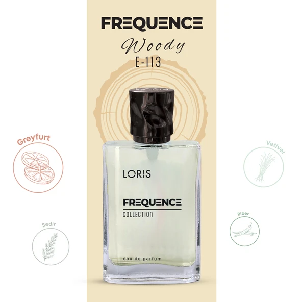 E-113 Frequence Erkek Parfüm EDP 50 ML - Resim 2