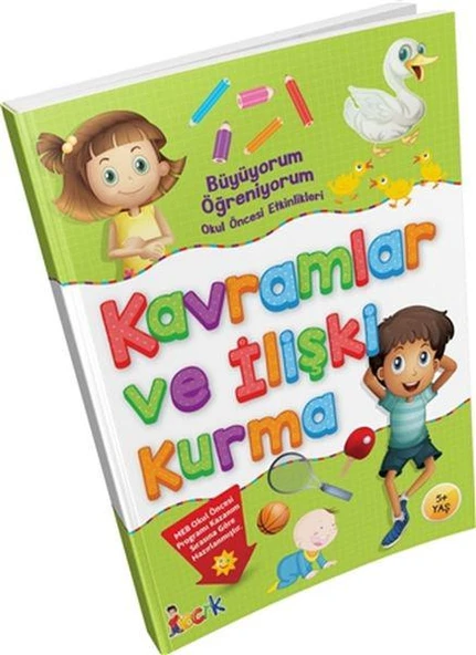 Büyüyorum Öğreniyorum Okul Öncesi Etkinlikleri  Kavramlar ve İlişki Kurma ürün görseli