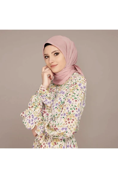 Sinem Tek Renk Kenarı Dikişli İndia Tülbent ürün görseli 1