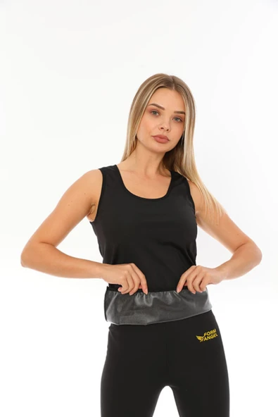 Form Angel Terleten Sauna Termal Tayt Atlet Takımı Terleten Eşofman Takım - Resim 2