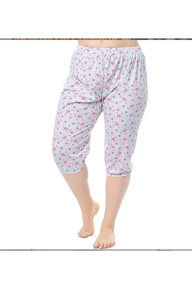 Seher Yıldızı Büyük Beden Emprime Paçalı Don 2'li Paket - Resim 2