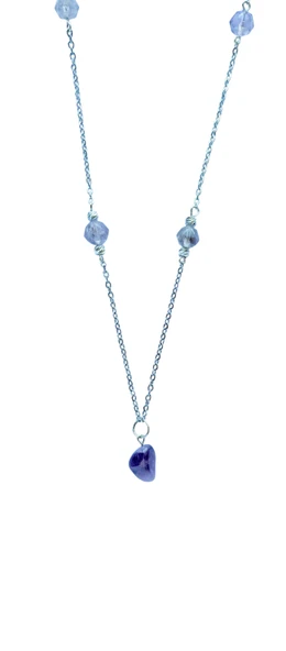 Çelik Ametist Kolye - Resim 2