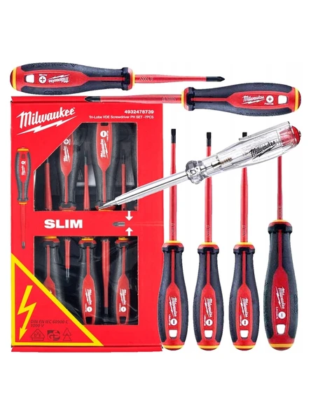 Milwaukee Trı-Lobe Vde Tornavida Ph Set 7 Parça-  4932478739 - Resim 3