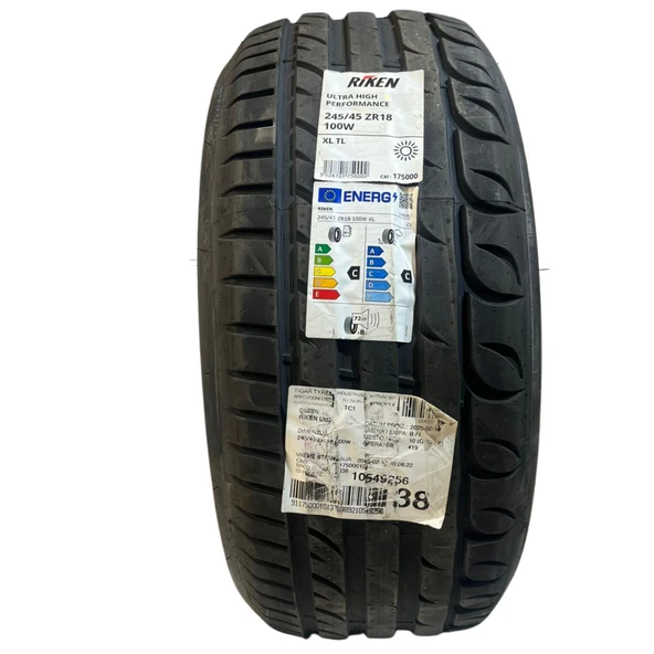 245/45R18  RİKEN ULTRA HIGH.PER.100W ürün görseli