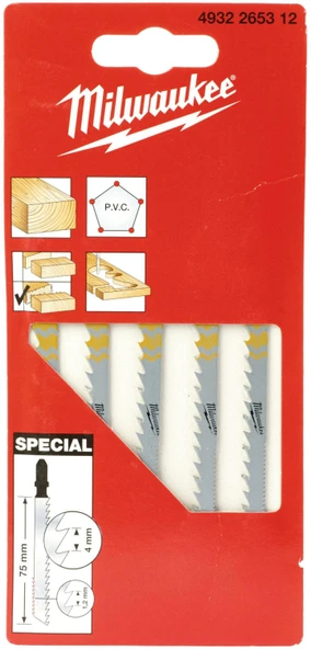 Milwaukee Dekupaj Bıçağı Special 75 mm 5'Li- 4932265312 - 3